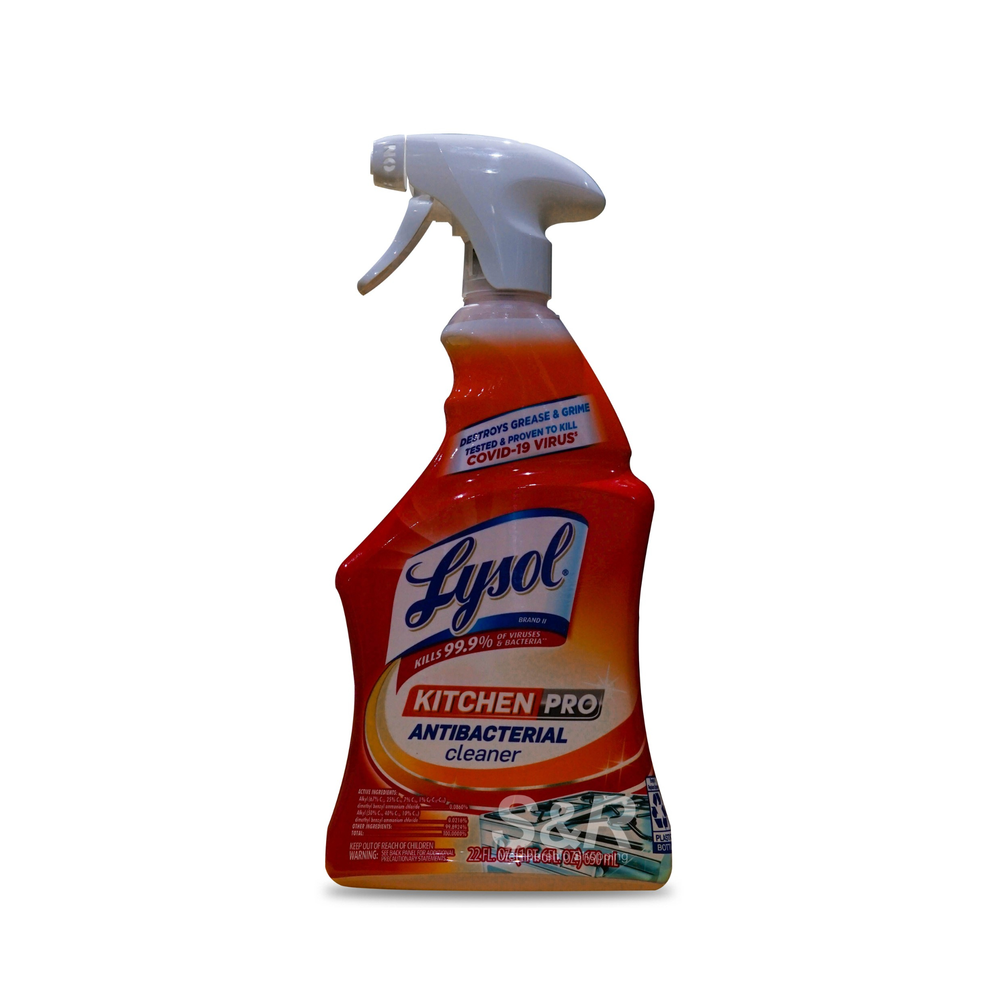 Lysol Kitchen Pro Antibacterial Cleaner 650mL